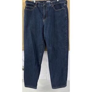 Lands End Flannel Lined Jeans‎ Men's 40 Heavyweight Outdoor Made in USA